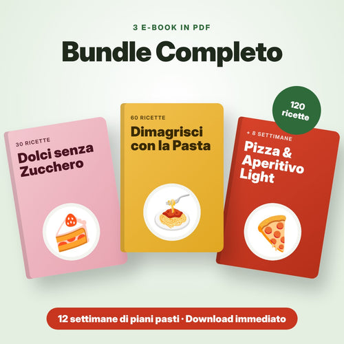 Bundle Completo – 3 ricettari light in PDF